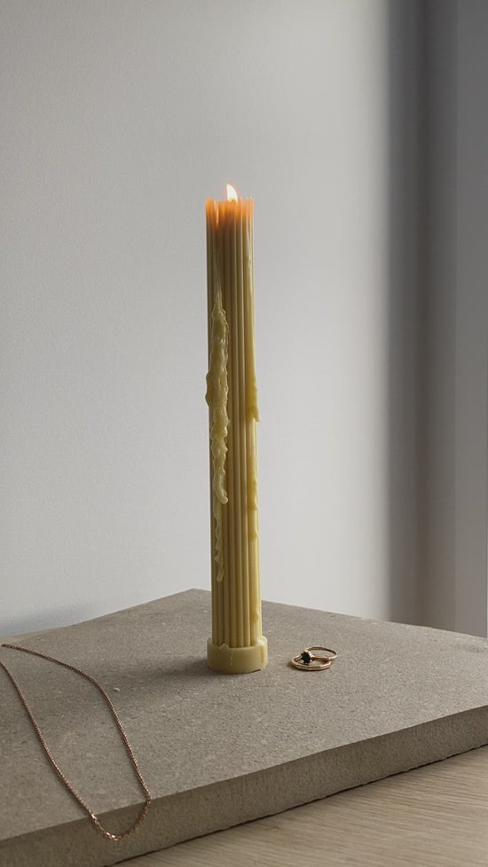 Load and play video in Gallery viewer, &amp;#39;Benvolio&amp;#39; Taper Candle

