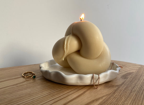 'All Tied Up' Sculptural Candle