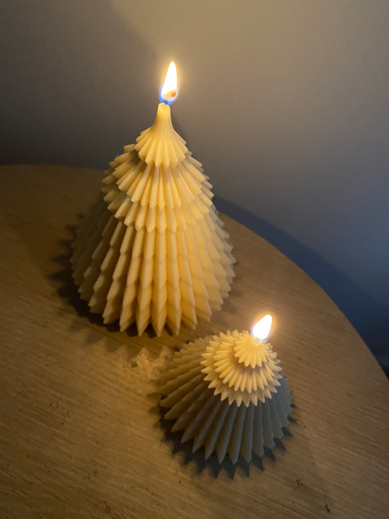 'Origami Tree' Sculptural Candle