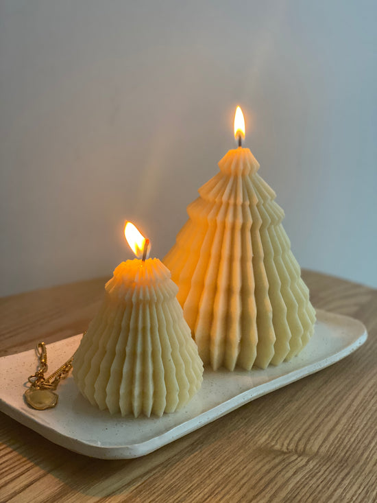 'Origami Tree' Sculptural Candle