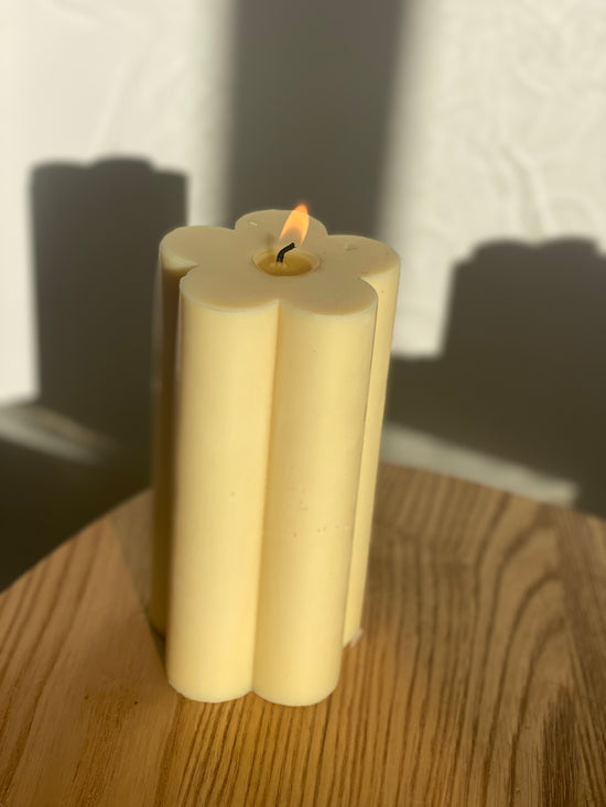 'Mimosa Flower' Pillar Candle