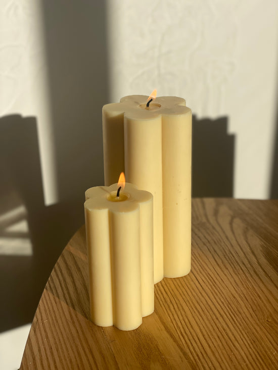 'Mimosa Flower' Pillar Candle